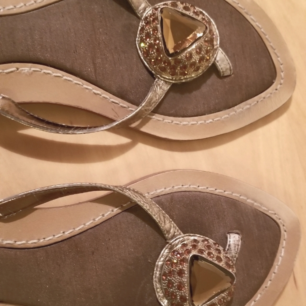 Baby Phat sandals flats.Size 10